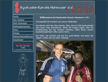 Tablet Screenshot of kyokushinkai-karate-hannover.de